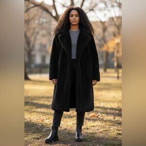 Topshop Black Teddy Jacket